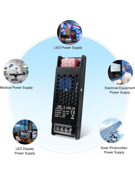 Fuente de Alimentación DC 24V 100W inShareplus Regulada