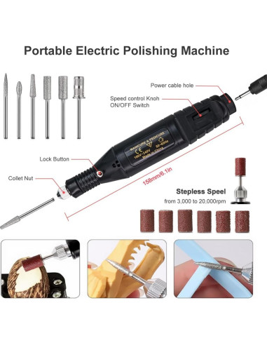 Kit de Herramientas Pro para Impresión 3D Mintion con Pulidor