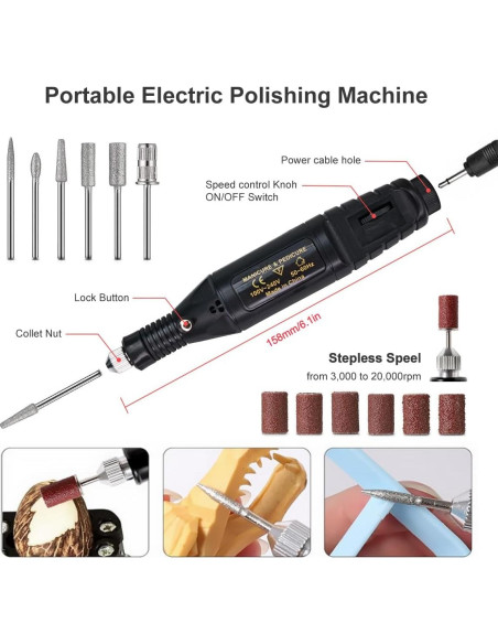 Kit de Herramientas Pro para Impresión 3D Mintion con Pulidor