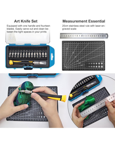 Kit de Herramientas Pro para Impresión 3D Mintion con Pulidor