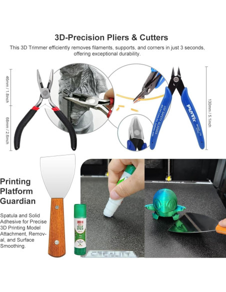 Kit de Herramientas Pro para Impresión 3D Mintion con Pulidor