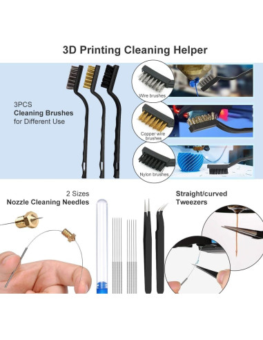 Kit de Herramientas Pro para Impresión 3D Mintion con Pulidor