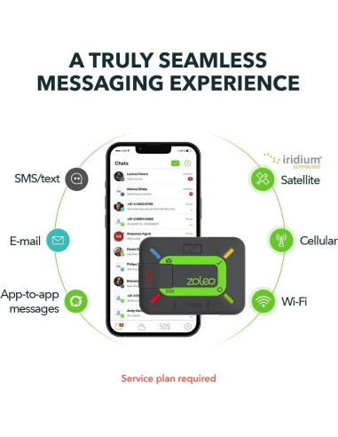 Comunicador Satelital ZOLEO ZL1000 con GPS y SOS