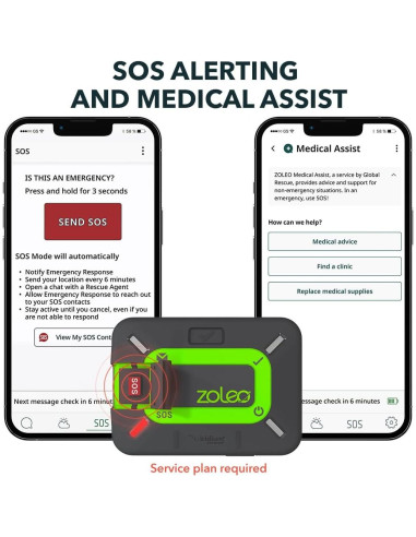 Comunicador Satelital ZOLEO ZL1000 con GPS y SOS