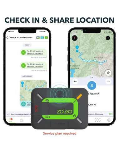 Comunicador Satelital ZOLEO ZL1000 con GPS y SOS