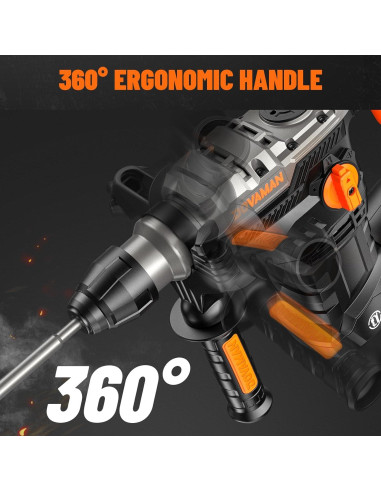 Martillo Perforador DOVAMAN RH15A 1500W 12.5A SDS-Plus