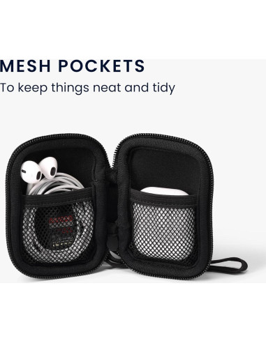 Funda de Neopreno kwmobile para Auriculares In-Ear - Cola de Conejo