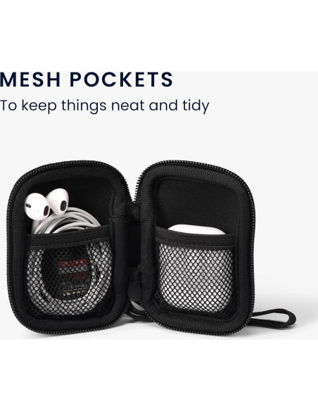 Funda de Neopreno kwmobile para Auriculares In-Ear - Cola de Conejo