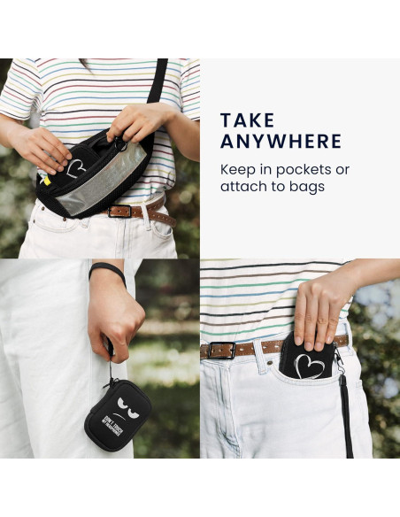 Funda de Neopreno kwmobile para Auriculares In-Ear - Cola de Conejo