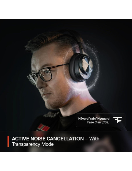 Auriculares Gaming Inalámbricos SteelSeries Arctis Nova Pro - Cancelación Activa de Ruido - PS5, PC, Switch