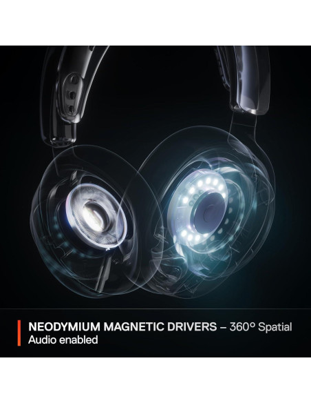Auriculares Gaming Inalámbricos SteelSeries Arctis Nova Pro - Cancelación Activa de Ruido - PS5, PC, Switch