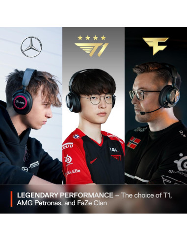 Auriculares Gaming Inalámbricos SteelSeries Arctis Nova Pro - Cancelación Activa de Ruido - PS5, PC, Switch