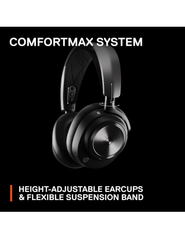 Auriculares Gaming Inalámbricos SteelSeries Arctis Nova Pro - Cancelación Activa de Ruido - PS5, PC, Switch