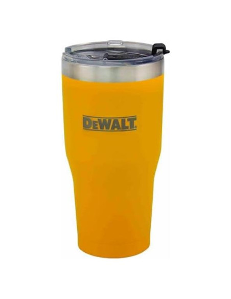 Vaso Térmico DEWALT 887 ml Amarillo Aislado Doble Pared