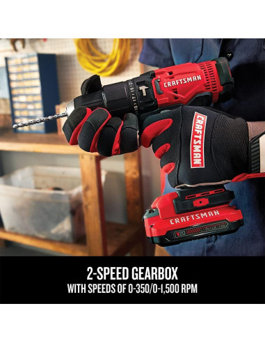 Taladro de Martillo Inalámbrico Craftsman V20 20V 1,27 cm
