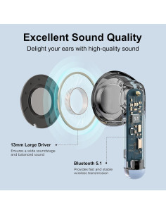 Auriculares Inalámbricos Edifier X2 Bluetooth 5.1 IPX54 Azul 2