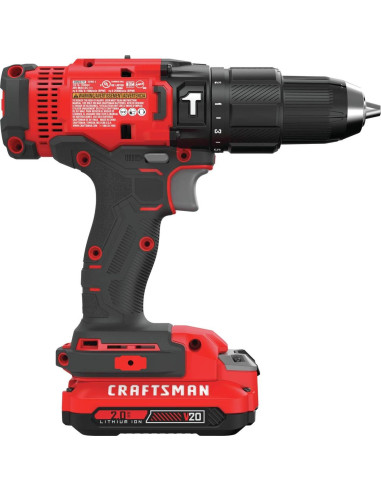 Taladro de Martillo Inalámbrico Craftsman V20 20V 1,27 cm