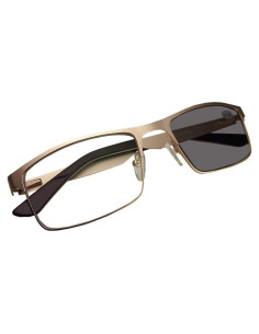 Gafas de lectura fotoquímicas Oro 55mm UV400 para hombres