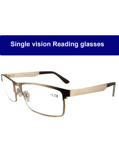 Gafas de lectura fotoquímicas Oro 55mm UV400 para hombres 2