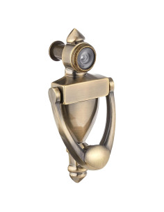 Tirador de puerta con visor Prime-Line S 4235 latón antiguo