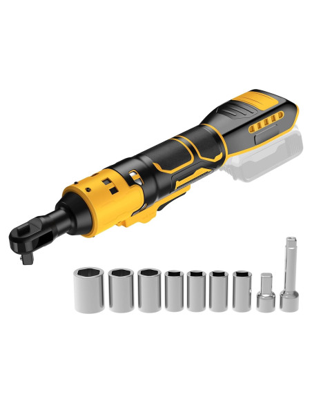 Llave de Trinquete Eléctrica Inalámbrica XXEXX 20V Max 3/8" y 1/2"