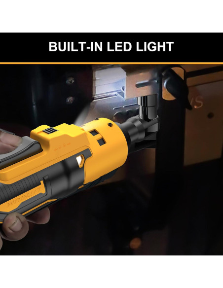 Llave de Trinquete Eléctrica Inalámbrica XXEXX 20V Max 3/8" y 1/2"