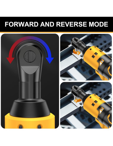 Llave de Trinquete Eléctrica Inalámbrica XXEXX 20V Max 3/8" y 1/2"