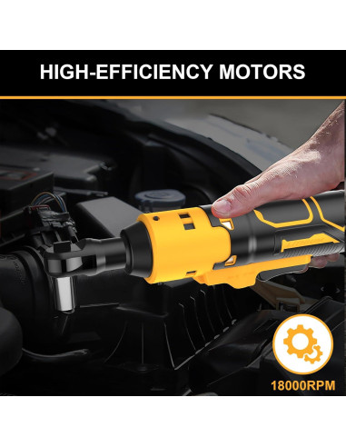 Llave de Trinquete Eléctrica Inalámbrica XXEXX 20V Max 3/8" y 1/2"