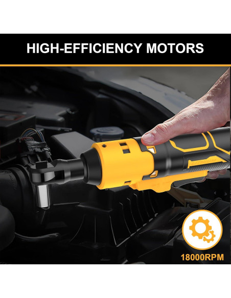 Llave de Trinquete Eléctrica Inalámbrica XXEXX 20V Max 3/8" y 1/2"