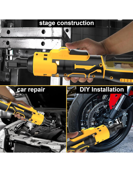 Llave de Trinquete Eléctrica Inalámbrica XXEXX 20V Max 3/8" y 1/2"