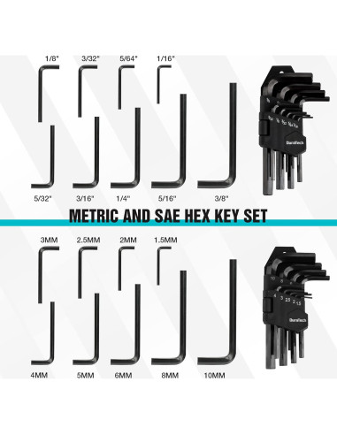 Kit de Herramientas Mecánicas DURATECH 121 Piezas con Caja