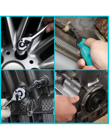 Kit de Herramientas Mecánicas DURATECH 121 Piezas con Caja