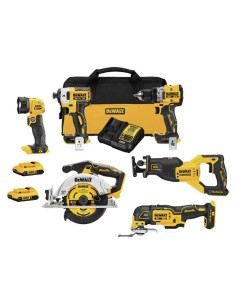 Kit Herramientas Inalámbricas DEWALT 20V MAX XR 6 Piezas