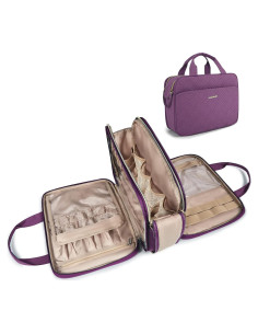 Bolsa de Aseo Grande BAGSMART Mediana Púrpura Resistente al Agua