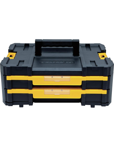 Organizador DEWALT TSTAK 2 Cajones 7.48 kg Negro