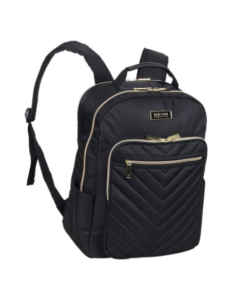 Mochila Kenneth Cole Reaction Chelsea Chevron 15" Negra
