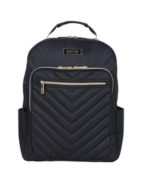 Mochila Kenneth Cole Reaction Chelsea Chevron 15" Negra