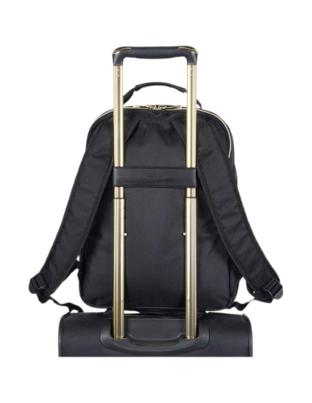 Mochila Kenneth Cole Reaction Chelsea Chevron 15" Negra