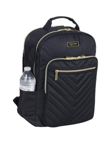 Mochila Kenneth Cole Reaction Chelsea Chevron 15" Negra