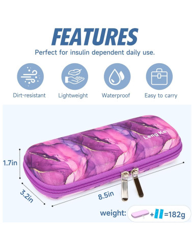 Estuche de Viaje para Insulina YOUSHARES - Aislado y Compacto