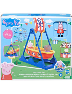 Barco Pirata Balanceante Peppa Pig con 2 Figuras 3 años+ 2