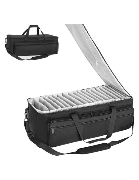 Bolsa organizadora de cables AKOZLIN 76x28x37 cm negra