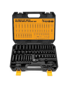 Conjunto de Enchufes de Impacto 3/8'' ELEAD 50 Piezas