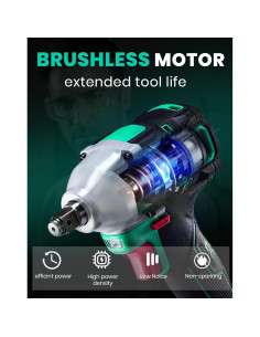 Llave de impacto DCA 20V 1/2" 235 Nm 4 modos y batería 2