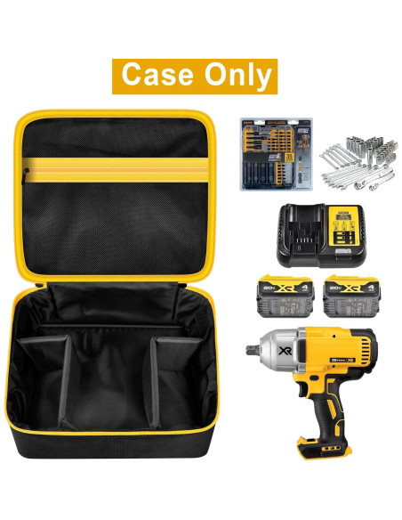 Bolsa de herramientas Tanmqin para llave de impacto 1/2"