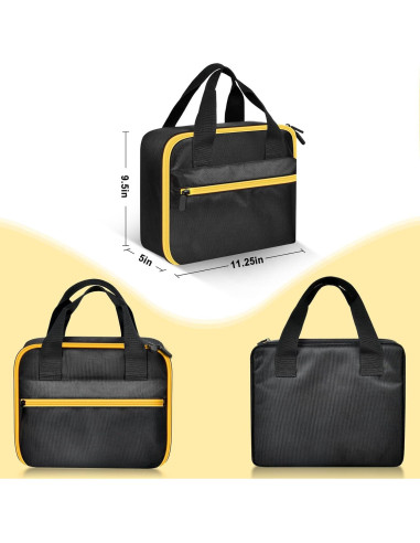 Bolsa de herramientas Tanmqin para llave de impacto 1/2"