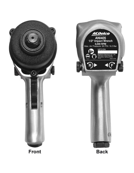 Martillo Neumático ACDelco ANI405A 1/2" 500 Nm 5 Velocidades