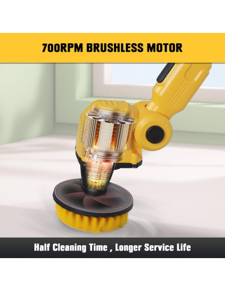 Cepillo Eléctrico Mellif MFWW01 700RPM Mango Telescópico