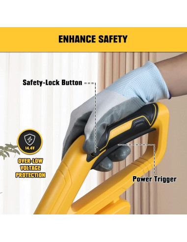 Cepillo Eléctrico Mellif MFWW01 700RPM Mango Telescópico