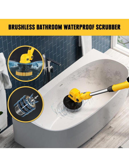 Cepillo Eléctrico Mellif MFWW01 700RPM Mango Telescópico